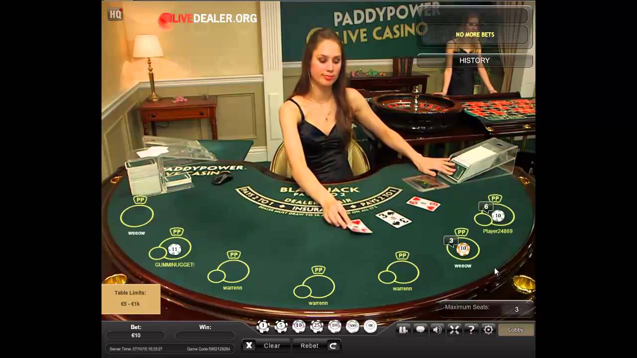 Live Dealer Black Jack