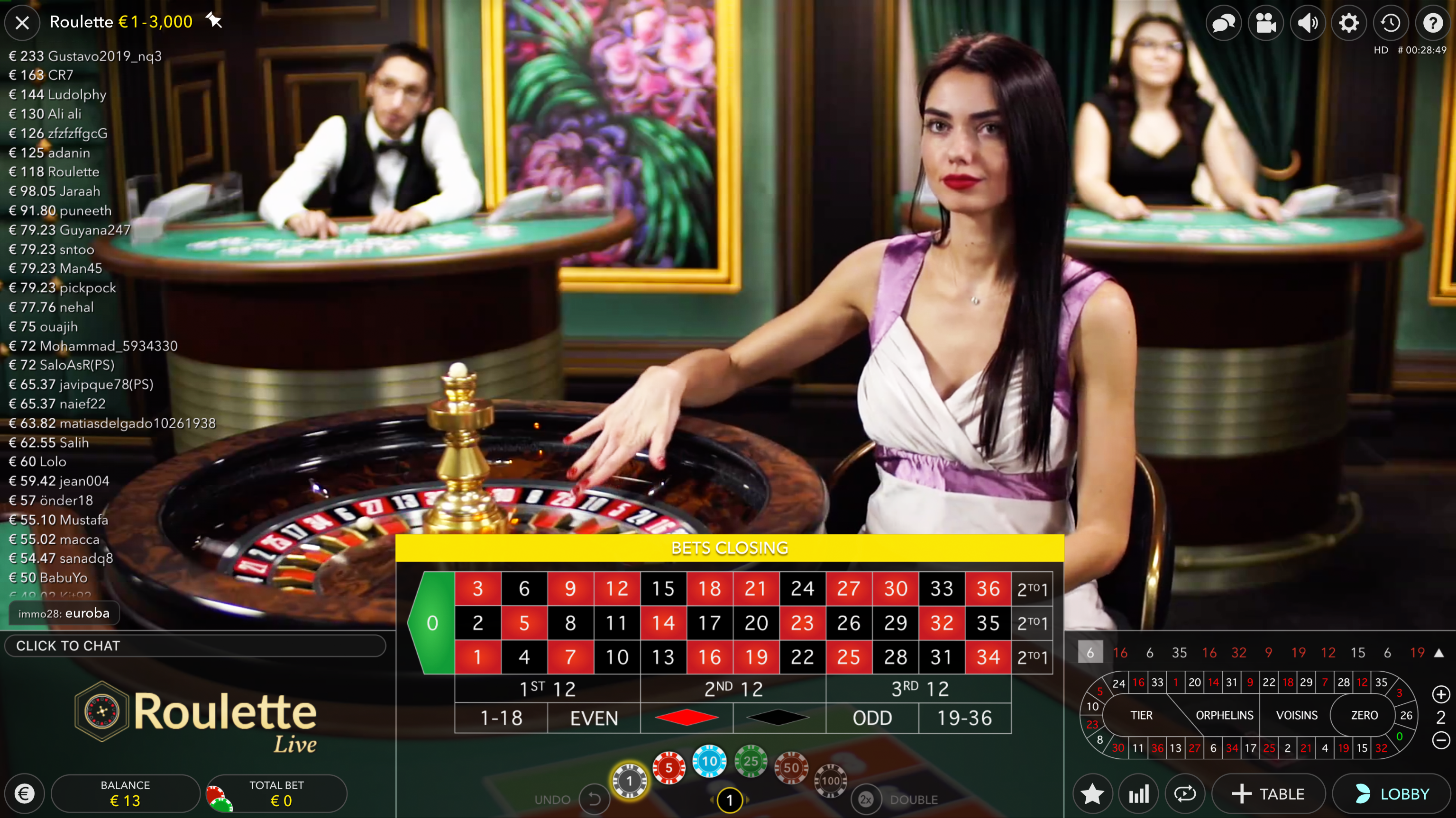 Free Play Live Casino