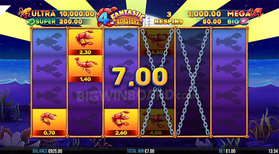 4 Fantastic Lobsters Slot