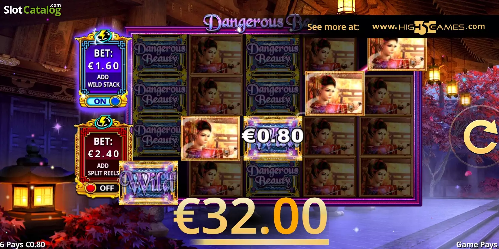 Dangerous Beauty Jackpot Slot