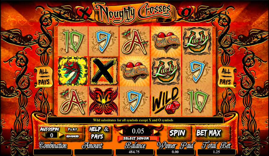 Noughts Crosses Slot