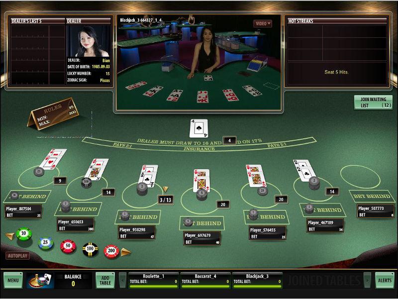 Online Live Blackjack Casino