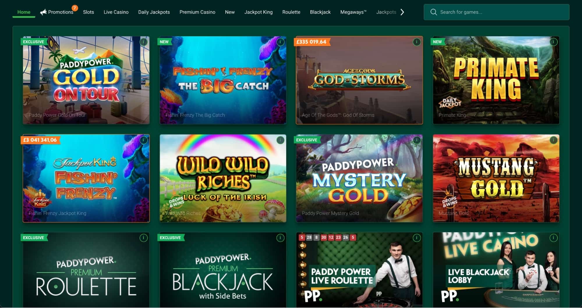 Paddy Power Slots Review