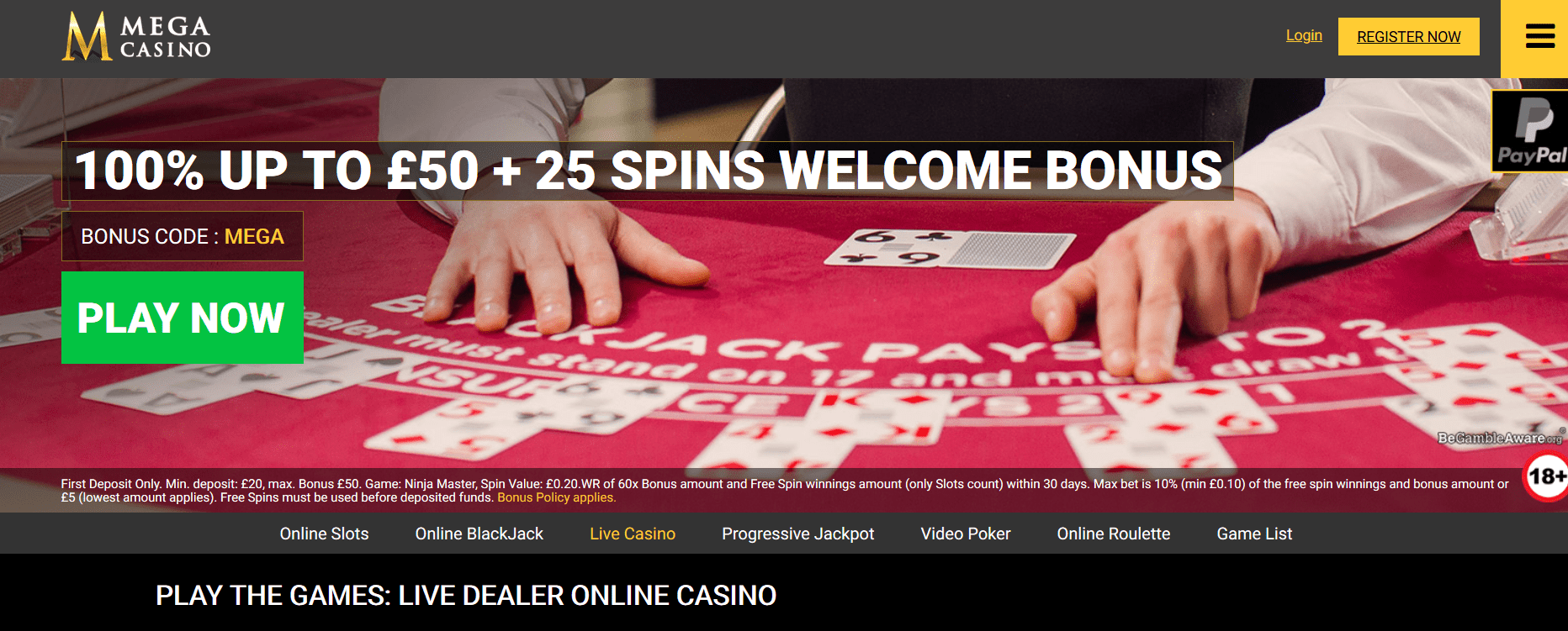 Mega Casino Uk