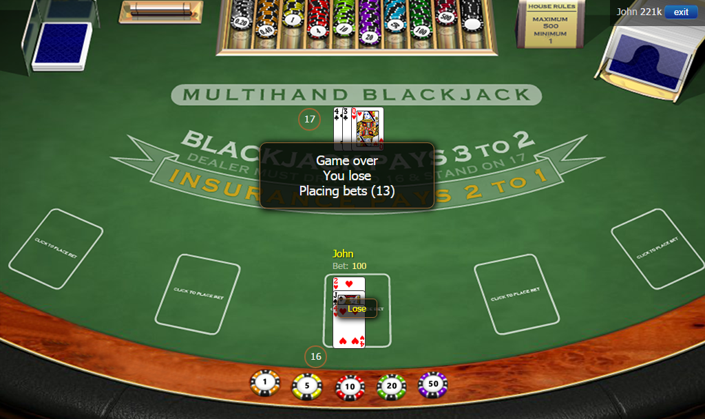 Play Blackjack Free