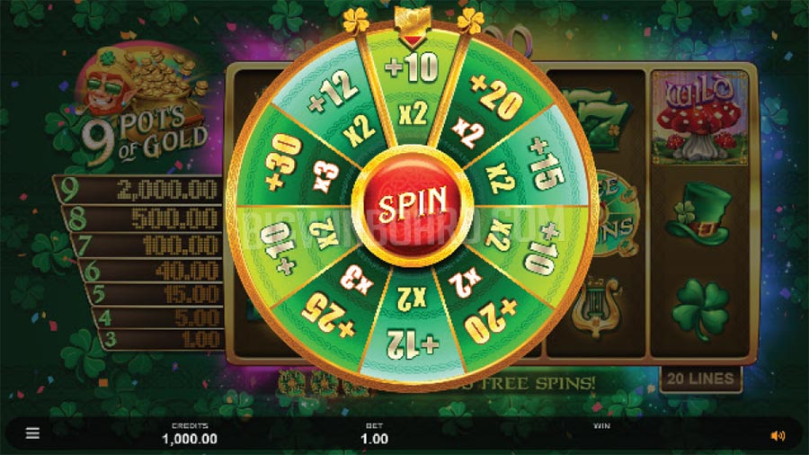 9 Pots Of Gold Slot