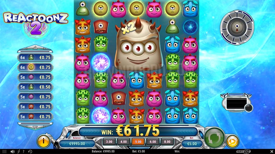 Reactoonz 2 Slot